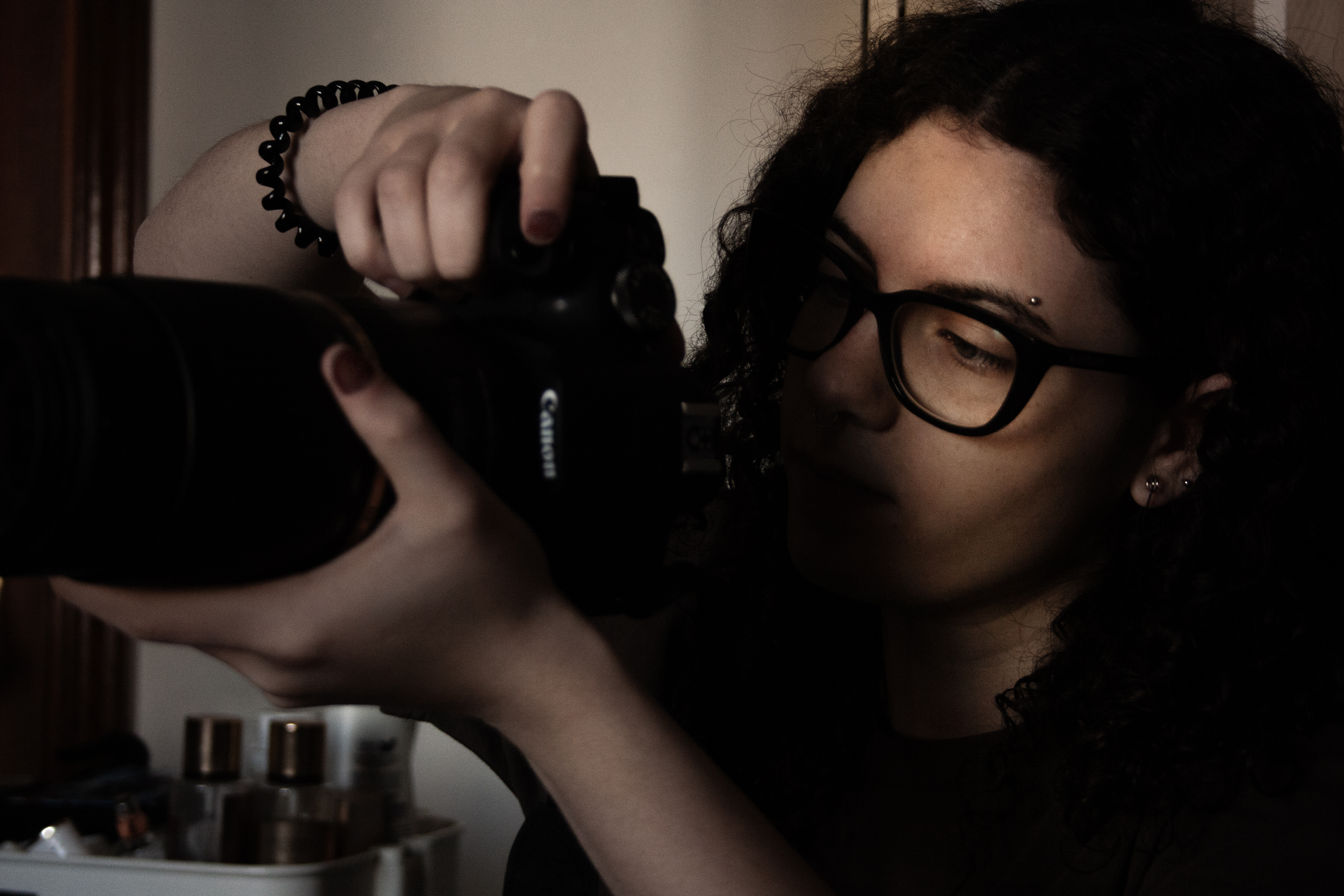 Diana haciendo foto